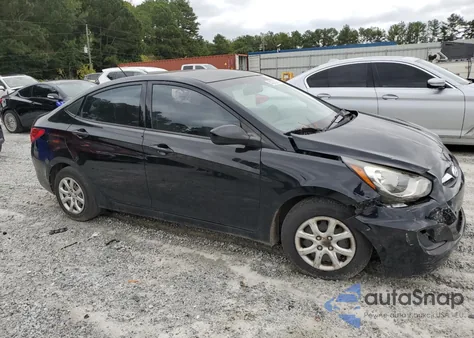 2014 Hyundai Accent Gls z USA, uszkodzony, nr VIN KMHCT4AE4EU756464